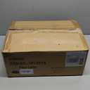 EDISHINE 68" Arc Floor Lamp with Table, Vintage Standing Lamp for Living Room with Tray, Height Adjustable, 5 Color Temperatures LED Bulb Included, Beige Shade, for Bedroom Office, Wood Grain