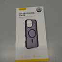 Lamicall Magnetic Case for iPhone 16 Pro Max, for Magsafe - [Anti-Slip Edge] Military Grade Shockproof Protection Translucent Hard Slim Magnet Protective Cover for iPhone 16 Pro Max 6.9 inches (Black)