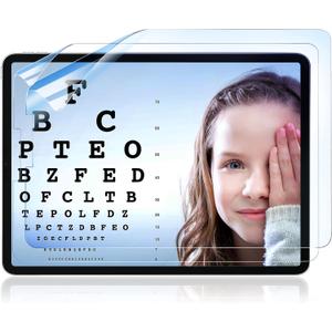 IPROKKO 2 Pack Anti Blue Light Screen Protector Compatible with iPad Air 5th Generation / 4th Generation (2022 & 2020), iPad Pro 11 Inch Screen Protector (2021/2020/2018), Anti Glare and Bubble Free