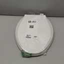 KOHLER 4636-RL-0 Cachet ReadyLatch Elongated Toilet Seat Slow Close, Soft Close Toilet Seat Quiet Lid, Contoured Grip-Tight Bumpers Installation Hardware, Apartment Essentials, White