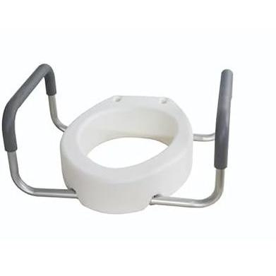 Essential Medical Supply Raised Elevated Toilet Seat Riser for an Elongated Toilet