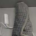 Heating Pad for Back Pain Relief 17"x33" Large, Moist Dry Heat Options, XL Electric Heating Pads, 9 Heat Settings, Machine Washable, Auto-Off, Gifts for Women, Mom, Men (Dark Grey)