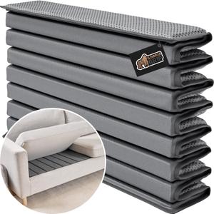 GORILLA GRIP Heavy Duty Couch Cushion Support Board to Fix Sagging Sofas, 21.5 x 70 Sofa, Thick Plywood Boards Add Strong Seat Supports, Stays in Place, Replacement Stuffing Under Couches, Gray (70" Sofa, Gray)