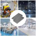 2 Pack Triangle Flange Wedge Silvery Spreading Wedge Slope Steel Wedges Durable Pipe Metal Welding Tools Accessories for Machine Equipment (4.7 Inch)