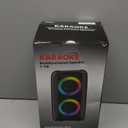 Karaoke Machine for Adults and Kids, Peski Portable Bluetooth Speaker with 1 Wireless Microphone and 1 Wired Mic, Rechargeable Powered Dj/PA Speaker System with TF Card, AUX in, REC, TWS for Birthday Party