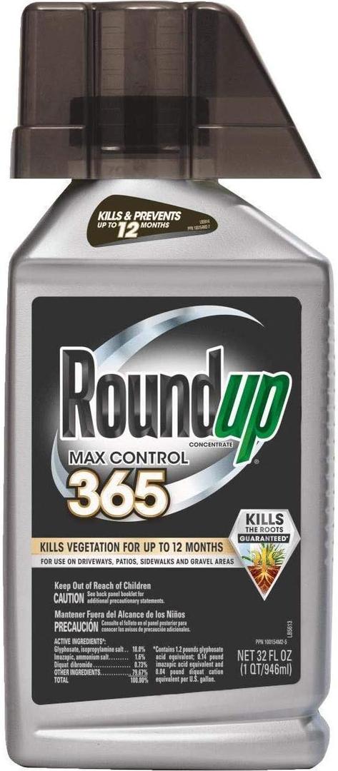 Roundup Concentrate Max Control 365 Vegetation Killer, 32 oz. 