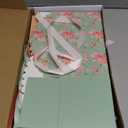 Floral Gift Boxes with Lids & Ribbons (20 Pack) 8 x 4 Cute Decorative Pastel Treat Boxes Empty for Small Presents, Cookies, Mithai Indian Sweets, Diwali, Candy, Party Favors, Bulk Unique Return Gift