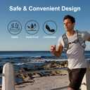ZUETK Weighted Vest, 12lb Weight Vest with Reflective Stripe, Weighted Vest for Men Women Workout Equipment for Strength Training, Running, Jogging, Fitness, Weight Loss