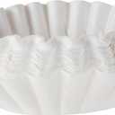 Technivorm 85025 Moccamaster White Paper Filters, Flat Bottom, 100 Count