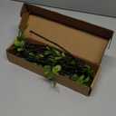 4 Pcs Artificial Ficus Branches Faux Eucalyptus Stems, 47.2 Inch Fake Greenery Stems Artificial Plants for Vase Filler Decoration, Fake Leaves Branches Centerpieces Decor