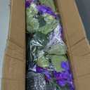 2 Set Artificial Hydrangea Trees, Faux Silk Hydrangea Plant in Pot for Indoor Outdoor Decoration, Hydrangea Topiary for Garden Office Home Porch Patio Decor (2, BlueViolet)