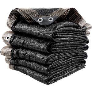 Shade Cloth, 30FT X 30FT 50% Black Outdoor Woven Sun Shade with Grommets, Durable Breathable Netting Shading Antifreezing for Patio, Garden, DIY Home, Plants Cover, Greenhouse, Dog Kennel