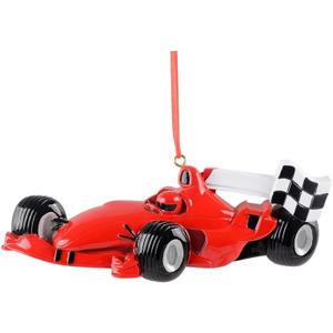 Personalized Race Car Ornament 2024, Red Race Cars Christmas Tree Ornament Artisanal Customized Keepsake Decoration,Wheels Ornaments,Sports Cars Keepsake, Cool,Fun Racing Car Ornaments for Kid's Tree