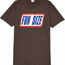Fun Size - Candy Bar Style Label Comfort Colors Adult Heavyweight T-Shirt XL