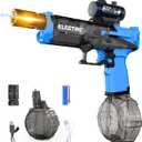 EagleStone Electric Water Gun for Adults Kids Powerful Squirt Gun,High Powered Pressure Blaster Watergun with LED Muzzle Flash, Recoil Effect, 26-32 FT,Waterproof, Perfect for Pool & Beach Battles