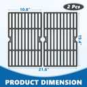 Safbbcue Pro 22 Grates for Traeger Pro 22 Pro 575 HDW433 HDW195 Accessories, Cast iron Grill Grates for Lil' Tex Elite Pellet Grill, for Camp Chef SG24 DLX24 Pellet Grill