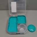 Sistema To Go Collection Bento Box Cube Plastic Lunch and Food Storage Container, 5.3 Cup, Multi-Compartment, Color Varies, BPA Free (42 oz./1.25L)