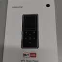 64GB MP3 Player with Bluetooth 5.2, AiMoonsa Music Player with Built-in HD Speaker, FM Radio, Voice Recorder, HiFi Sound, E-Book, Earphones Included, Silver