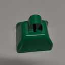 15 Pack Metal Cowbells 3 Inch Green Cow Bells Noise Makers Loud Cow Bell with Handles, Small Cowbell Hand Percussion Cowbells for Sporting Events, Cheering, Football Games, Weddings