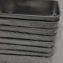 LIANYU 8 Pack 9x5 Inch Loaf Pans for Bread Baking, Stainless Steel Baking Bread Pans, Small Loaf Tins for Homemade Brownies and Pound Cakes, Dishwasher Safe (Silver)