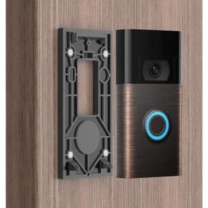 KIMILAR No-Drill Adhesive Mount for Ring Video Doorbell (2nd Generation - 2020 Release), Mounting Bracket Accessories for Houses Apartments Office, Not for Ring Video Doorbell 2