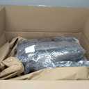 MABOZOO 6 PCS Glider Rocker Replacement Cushions with Storage Side Pocket,Foam & Microfiber Filling, Non-Slip & Washable, Thickened & Supportive Velvet Rocking Chair Cushion Set(Gray) (Grey)