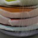 KitchenTour Pasta Bowls, Ceramic Salad Bowls Serving Bowl Set 26 oz, 8 Inch Colorful Porcelain Wide and Shallow Bowls Set - Dishwasher and Microwave Safe - Set of 6