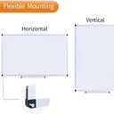 VIZ-PRO Magnetic Whiteboard/Dry Erase Board, 40 X 30 Inches, Includes 1 Eraser & 2 Markers & 4 Magnets