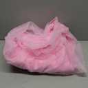 6FT Length Pink Tulle Table Skirt for Rectangle Tables 2-Layer Ruffle Tulle Tutu Cloth Desk Table Skirt for Baby Shower Princess Birthday Party Cake Dessert Gender Reveal Decorations