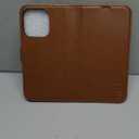 TUCCH Wallet Case for iPhone 17 Pro (6.3") 2025, 4 Card Holders | RFID Blocking | Stand | PU Leather | Magnetic Closure | Protective Flip Folio Cover | Shockproof TPU Shell | Light Brown