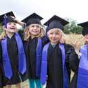 Matte Preschool and Kindergarten Graduation Cap Gown Set with Year Charm Tassel (Red)