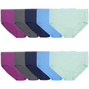 Fruit of the Loom Women's Breathable Underwear, Moisture Wicking Keeps You Cool & Comfortable, 11