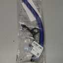 Swim Snorkel for Lap SwimmingNo Loud gurgling Noise No Hurt Forehead No Slip Swimming Snorkeling Training for Adult/Kid/Youth,Swimmer Snorkle Center Mount Snorkel One-Way Purge Valve (B-3rd generation-blue)