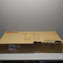 ELAFROS Heavy Duty Plastic Utility Cart 41.3 x 17 Inch - Ergonomic Handle Work Cart Storage W/Deep Shelves and 2 Fixed 2 Swivel Wheels Safely Holds up to 550 lbs - 2 Tier Service Cart with 6" Wheels