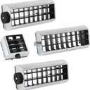 A/C Dash Vents SET 4 PCS # 3979751 & 14014536 - Compatible with Chevy Gmc TRUCK 1981-1987