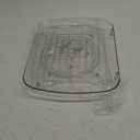 HIYOHIYO Clear Lazy Susan Organizer for Refrigerator Rectangular Fridge Turntable Organizers and Storage Pull Out & 360Rotating for Cabinet, Pantry, Kitchen, Table, Bathroom (1-Pack 13.7"x10.2")