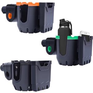 3 Pcs Hunting Accessories, Ladder Tree Stand Cup Holder for Deer Duck Turkey Hunting Bike Cup Holder for Stroller Bike Wheelchair Walker Scooter, 3 Colors