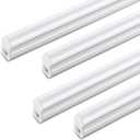 Pak T5 LED Shop Light 4FT 2800LM 6500K 20W Garage Cabinet Lighting 4 Pack