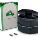 Rat Bait Stations 2-Pack | Refillable Outdoor Mouse Bait Station with Locks & Keys | Weather-Resistant Rodent Bait Box for Indoor & Outdoor | Pet & Kid-Safe Rat Trap Alternative - Large Size