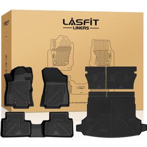 LASFIT Floor Mats & Seatback & Cargo Mats for Subaru Forester 2025-2026 (Not Fit Hybrid & Wilderness), All Weather TPE Custom Fit Floor Liners for Forester 2025-2026 Base/Premium/Sport/Limited/Touring