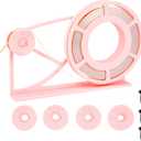Mini Tabletop Foiler for Stained Glass 3/16, 7/32, 1/4,and 5mm, Stained Glass Copper Foiling Tool with Foil Separator and Dispenser, Four Replaceable Sizes with Mounting Screws