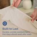 King Fitted Bed Sheet - Bottom Single Fitted Sheet Only - Ultra-Soft Hotel Luxury Bedding w/ 8-16 Inch Deep Pockets - Breathable, Cooling & Wrinkle Free - Easy-Care, Fade & Shrink Resistant - Wheat