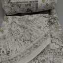 LIVEBOX Medallion Round Area Rug 5ft, Vintage Washable Sage Green Circle Rug for Bedroom, Low-Pile Soft Round Carpet for Living Room, Ideal for High Traffic Areas in Entryway