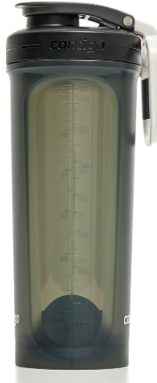Contigo Fit Leak-Proof Shake & Go Mixer Bottle 28 oz Sake Color