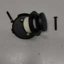 Universal Matte Black Tub Drain and Overflow Kit - Complete 2-Hole Tip-Toe Trim Set with Easy Installation & Fine/Coarse Threads