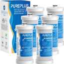 PUREPLUS WF1CB Replacement for Frigidaire PureSource WFCB, RG100, NGRG2000, WF284, Kenmore 9910, 469906, 469910, RF100, RWF1030, MPF16135, RWF2300A, BCF84, 9913, 9906 Refrigerator Water Filter, 6Pack