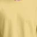 Men’s 100% Cotton Round Neck T-Shirt -Soft & Breathable Casual Summer Tee Shirt (Beige, XXL)