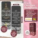 96 Bible Bookmark Pack with Bible Verses Multiple Designs Inspirational Christian Bookmarks for Women & Men Bible Book Markers for Classroom, Bible Study, Church Supplies