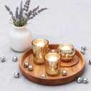 12PCS Assorted Gold Votive Candle Holders,Tealight Candle Holders for Table Centerpieces,Home,Bridal Shower,Birthday,Christmas,Thanksgiving Party Table Decor (12, Gold)