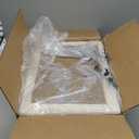 SYANDLVY Small Cat Tree for Indoor Large Cats, Kittens Condo with Scratching Post and Board, Modern Activity Tower with Cave (Beige)